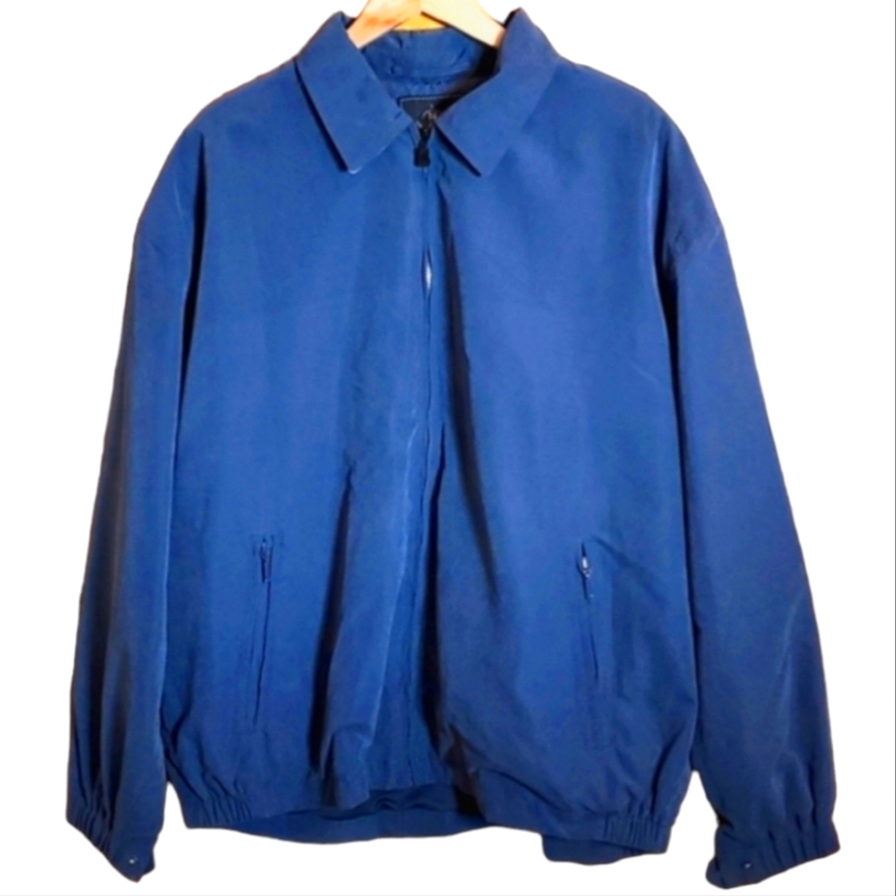 NORTH BAY XL BLUE WINDBREAKER JACKET